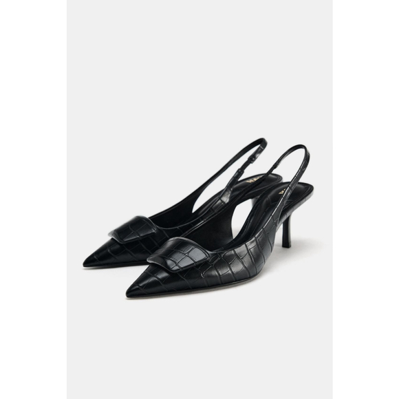 Printer Slingbacks Size 40 EU 9 US - Picture 1 of 8